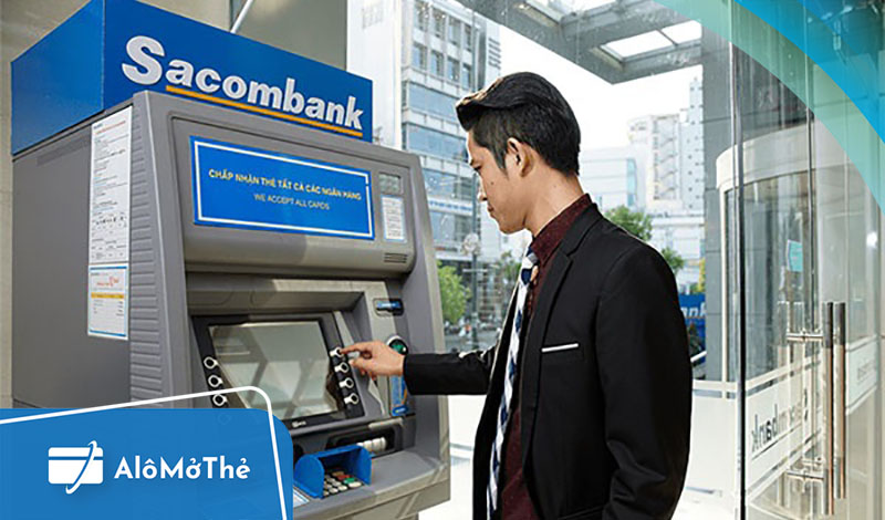Đổi mật khẩu thẻ ATM Sacombank tại ATM Sacombank