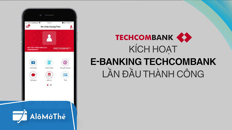 Đăng ký Banking Techcombank để bảo mật tốt hơn